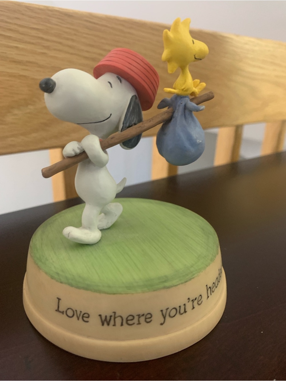 Hallmark Snoopy & Woodstock Figurine - Love Where You’re Headed